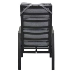 LC Garden Sondrino Gartenstuhl Aluminium/Polyester Schwarz Matt/Grau -Garten Und Außenbereich lc garden sondrino gartenstuhl aluminium polyester 1432962 6