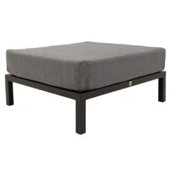 LC Garden Sondrino Gartenhocker Aluminium/Polyester Anthrazit/Grau