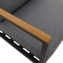 LC Garden Sondrino Ecklounge 5-tlg. Aluminium/Polyester Anthrazit/Off-White-Schwarz -Garten Und Außenbereich lc garden sondrino loungeecke 5 tlg aluminium polyester 1487687 6