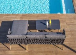 LifestyleGarden Ipanema Ecklounge 2-teilig Teak/Rope/Olefin Teak/Dunkelgrau 18 LifestyleGarden Ipanema Ecklounge 2-teilig Teak/Rope/Olefin Teak/Dunkelgrau -Garten Und Außenbereich lifestylegarden ipanema loungeset teak rope olefin dunkelgrau 1096109 5