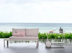 LifestyleGarden Portals Servierwagen Aluminium Korallensand-Matt -Garten Und Außenbereich lifestylegarden portals servierwagen aluminium korallensand matt 1282977 8