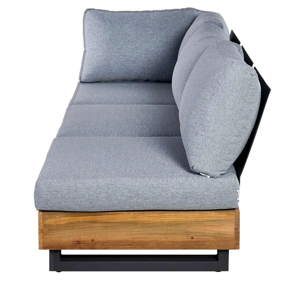 OUTLIV. Madrid Ecklounge 3-tlg. Teak Recycelt/Olefin Teak Recycelt/Grau 13 OUTLIV. Madrid Ecklounge 3-tlg. Teak Recycelt/Olefin Teak Recycelt/Grau – Bild 11