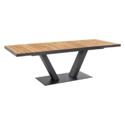 Musterring Den Haag Ausziehtisch 180/240x95cm Aluminium/Teak Anthrazit/Natur -Garten Und Außenbereich musterring den haag ausziehtisch 180 240x95cm aluminium teak 1472595 7