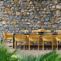 Nardi Net Stapelsessel Kunststoff Senf -Garten Und Außenbereich nardi net stapelsessel kunststoff 1481131 3