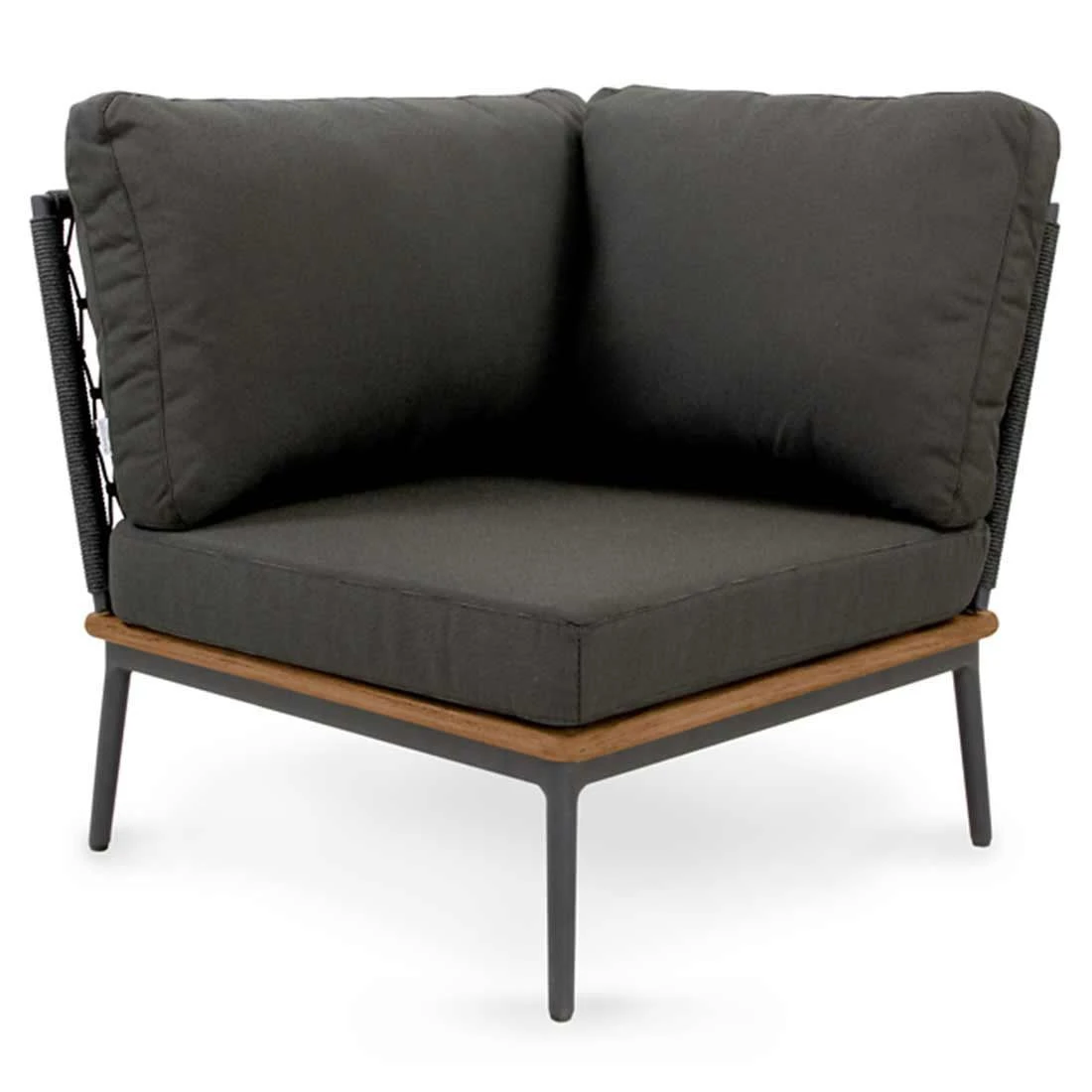Niehoff Freeport Ecklounge 4-tlg. Mit Tisch 89x89cm Anthrazit 7 Niehoff Freeport Ecklounge 4-tlg. Mit Tisch 89x89cm Anthrazit – Bild 5