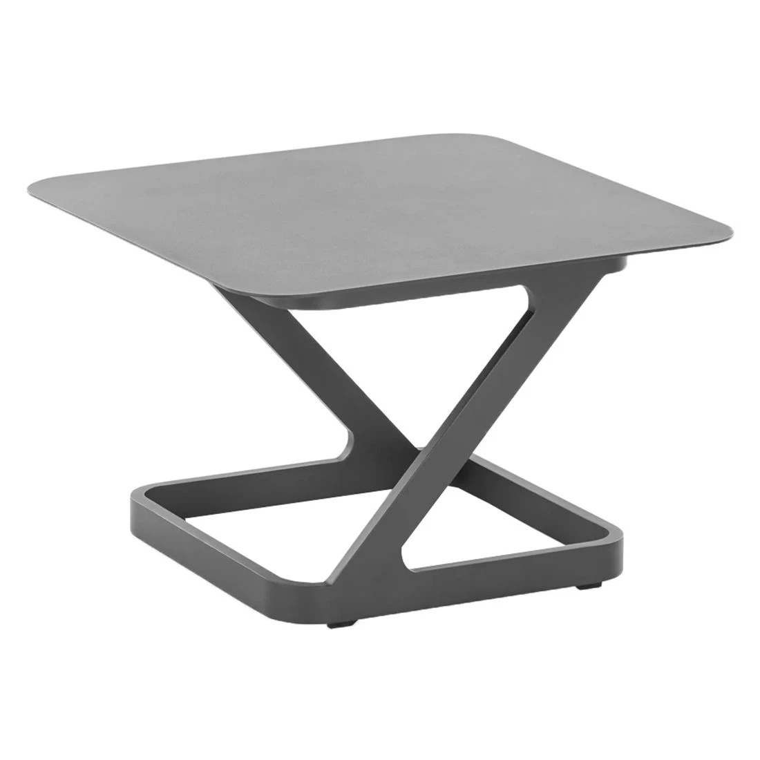 Niehoff Quattro Beistelltisch 70x70cm Aluminium Anthrazit 3 Niehoff Quattro Beistelltisch 70x70cm Aluminium Anthrazit