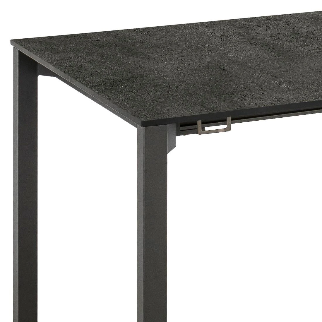Niehoff Savona Ausziehtisch 200/300x100cm Stahl/HPL Anthrazit/Beton 9 Niehoff Savona Ausziehtisch 200/300x100cm Stahl/HPL Anthrazit/Beton – Bild 7