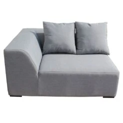 OUTLIV. Buddha Loungeset 6-tlg. Sunbrella Schwarz/Flanelle -Garten Und Außenbereich outliv buddha loungegruppe 6tlg sunbrella schwarz flanelle 1195659 5