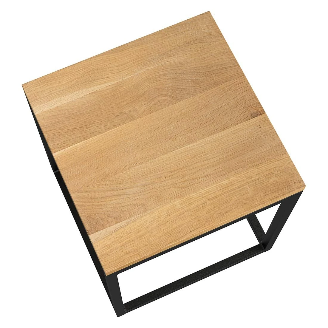 OUTLIV. Flora Beistelltisch 40x41x42cm Stahl/Wildeiche Schwarz/Wildeiche 5 OUTLIV. Flora Beistelltisch 40x41x42cm Stahl/Wildeiche Schwarz/Wildeiche – Bild 3