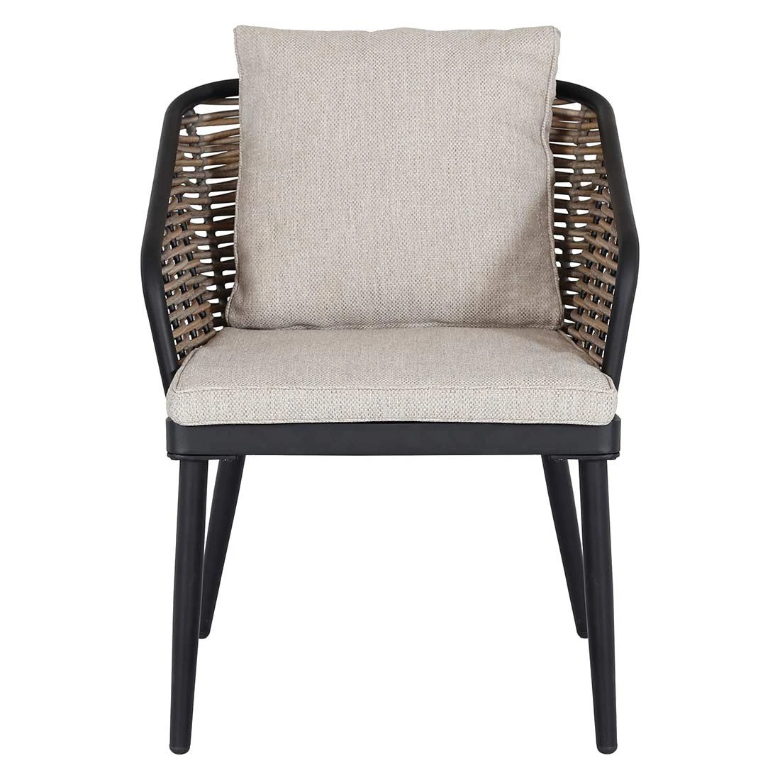 OUTLIV. Da Vinci Gartensessel Aluminium/Geflecht Natur Braun/Stone Sand 5 OUTLIV. Da Vinci Gartensessel Aluminium/Geflecht Natur Braun/Stone Sand – Bild 3