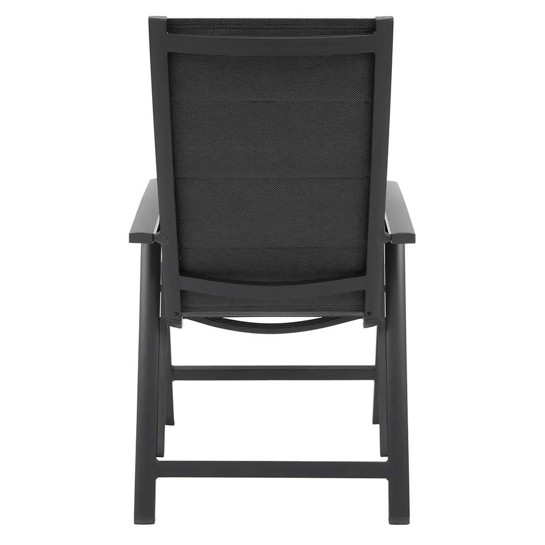 OUTLIV. Falun Klappsessel Aluminium/Textilene Anthrazit 6 OUTLIV. Falun Klappsessel Aluminium/Textilene Anthrazit – Bild 4