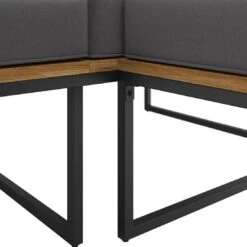 OUTLIV. Floris Dininglounge 3-tlg. Stahl/Akazie Schwarz/Grau 23 OUTLIV. Floris Dininglounge 3-tlg. Stahl/Akazie Schwarz/Grau -Garten Und Außenbereich outliv floris dininglounge 3 tlg stahl akazie schwarz grau 1241353 10