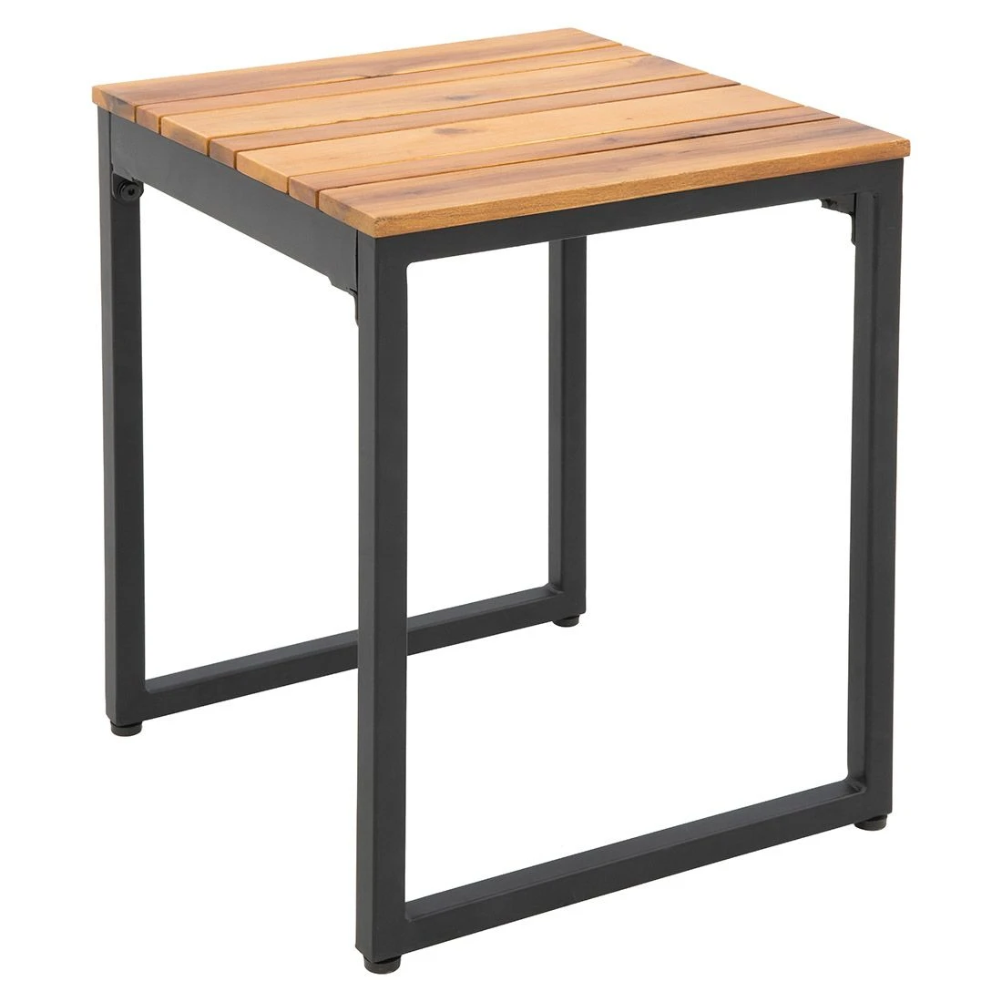 OUTLIV. Floris Hocker Stahl/Akazie Schwarz/Natur 3 OUTLIV. Floris Hocker Stahl/Akazie Schwarz/Natur