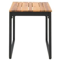 OUTLIV. Floris Hocker Stahl/Akazie Schwarz/Natur 11 OUTLIV. Floris Hocker Stahl/Akazie Schwarz/Natur -Garten Und Außenbereich outliv floris hocker stahl akazie 1343213 3