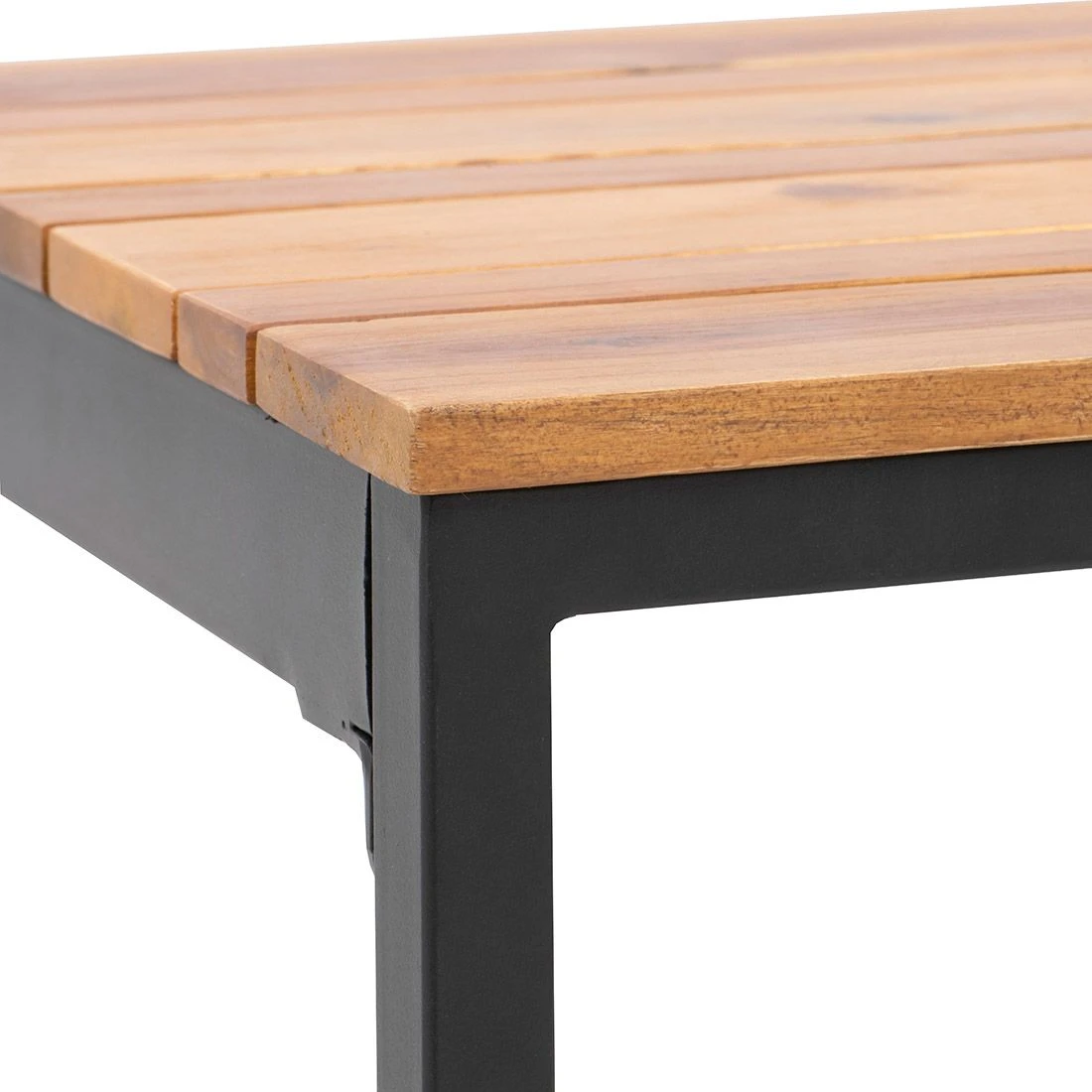 OUTLIV. Floris Hocker Stahl/Akazie Schwarz/Natur 7 OUTLIV. Floris Hocker Stahl/Akazie Schwarz/Natur – Bild 5