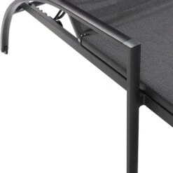 OUTLIV. Julia Gartenliege Aluminium/Textilene Anthrazit/Coal -Garten Und Außenbereich outliv julian stapelliege aluminium rope 1365565 11