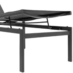 OUTLIV. Julia Gartenliege Aluminium/Textilene Anthrazit/Coal -Garten Und Außenbereich outliv julian stapelliege aluminium rope 1365565 16