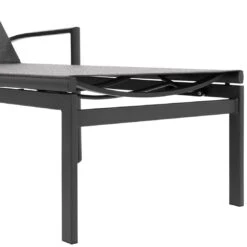 OUTLIV. Julia Gartenliege Aluminium/Textilene Anthrazit/Coal -Garten Und Außenbereich outliv julian stapelliege aluminium rope 1365565 17