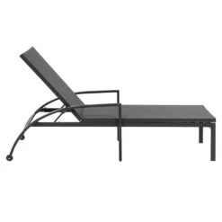 OUTLIV. Julia Gartenliege Aluminium/Textilene Anthrazit/Coal -Garten Und Außenbereich outliv julian stapelliege aluminium rope 1365565 2