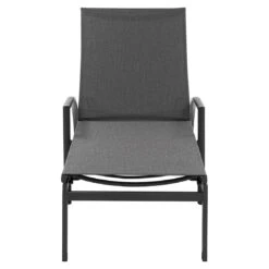 OUTLIV. Julia Gartenliege Aluminium/Textilene Anthrazit/Coal -Garten Und Außenbereich outliv julian stapelliege aluminium rope 1365565 3