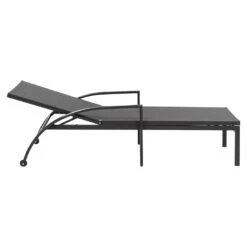 OUTLIV. Julia Gartenliege Aluminium/Textilene Anthrazit/Coal -Garten Und Außenbereich outliv julian stapelliege aluminium rope 1365565 6