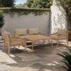 OUTLIV. Korfu Loungeset 4-tlg. Teak/Olefin Natur/Braun 2 OUTLIV. Korfu Loungeset 4-tlg. Teak/Olefin Natur/Braun -Garten Und Außenbereich outliv korfu sofagruppe 4 tlg teak olefin 1431807 1