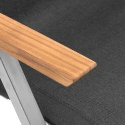 OUTLIV. Kreta Klappsessel Edelstahl/Textilene Silber/Coal -Garten Und Außenbereich outliv kreta klappsessel edelstahl rope 1365950 7