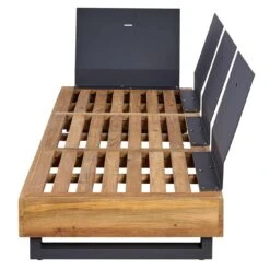 OUTLIV. Madrid Ecklounge Teak Recycelt/Olefin Teak Recycelt/Grau -Garten Und Außenbereich outliv madrid ecklounge teak recycelt olefin 1407871 13