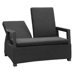 OUTLIV. By Detlef Steves Malaga Loungebank Aluminium/Sunbrella Anthrazit/Sooty -Garten Und Außenbereich outliv malaga loungebank aluminium sunbrella 1424041 4