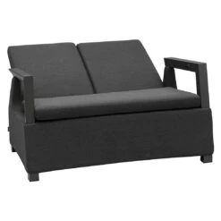 OUTLIV. By Detlef Steves Malaga Loungebank Aluminium/Sunbrella Anthrazit/Sooty -Garten Und Außenbereich outliv malaga loungebank aluminium sunbrella 1424041 5