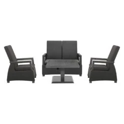 OUTLIV. By Detlef Steves Malaga Loungebank Aluminium/Sunbrella Anthrazit/Sooty -Garten Und Außenbereich outliv malaga loungebank aluminium sunbrella 1424041 7