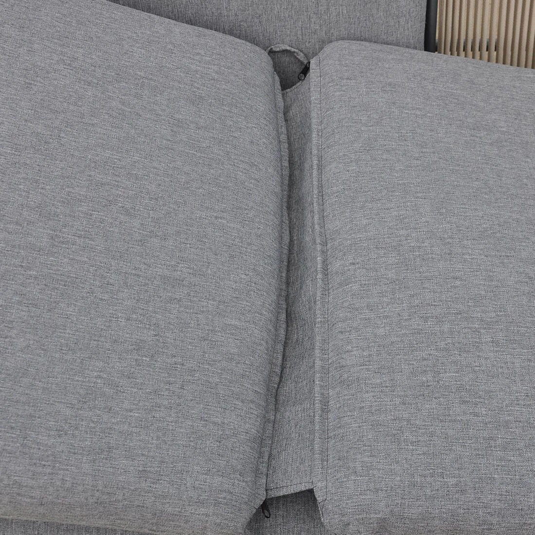 OUTLIV. Maranello Loungesessel Stahl/Rope Schwarz/Grau 9 OUTLIV. Maranello Loungesessel Stahl/Rope Schwarz/Grau – Bild 7