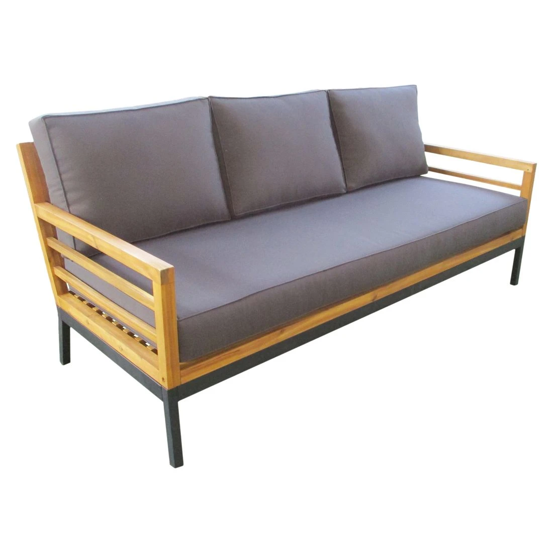 OUTLIV. Merano Loungeset 4-tlg. Akazie/Polyester Anthrazit 6 OUTLIV. Merano Loungeset 4-tlg. Akazie/Polyester Anthrazit – Bild 4