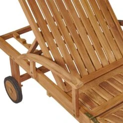 OUTLIV. Ontario Gartenliege Teak Natur -Garten Und Außenbereich outliv odin gartenliege teak natur 1346733 8