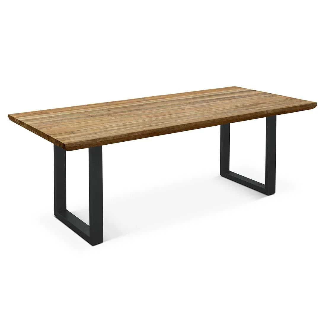 OUTLIV. Orlando Gartenmöbelset 3-tlg. Tisch 160x90cm Edelstahl/Teak Recycelt Charcoal/Teak Recycelt 4 OUTLIV. Orlando Gartenmöbelset 3-tlg. Tisch 160x90cm Edelstahl/Teak Recycelt Charcoal/Teak Recycelt – Bild 2