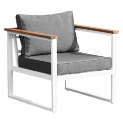 OUTLIV. Samos Loungeset 4-tlg. Aluminium/Spun-Poly Weiß/Dunkelgrau 16 OUTLIV. Samos Loungeset 4-tlg. Aluminium/Spun-Poly Weiß/Dunkelgrau -Garten Und Außenbereich outliv samos sofagruppe 4 tlg aluminium polster weiss dunkelgrau 1329980 5