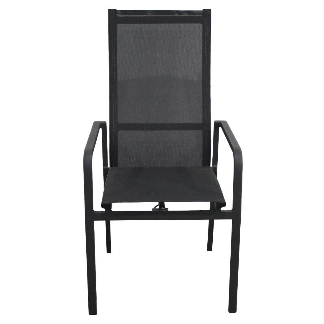 OUTLIV. Santa Monica Gartensessel Aluminium/Textilene Anthrazit 4 OUTLIV. Santa Monica Gartensessel Aluminium/Textilene Anthrazit – Bild 2