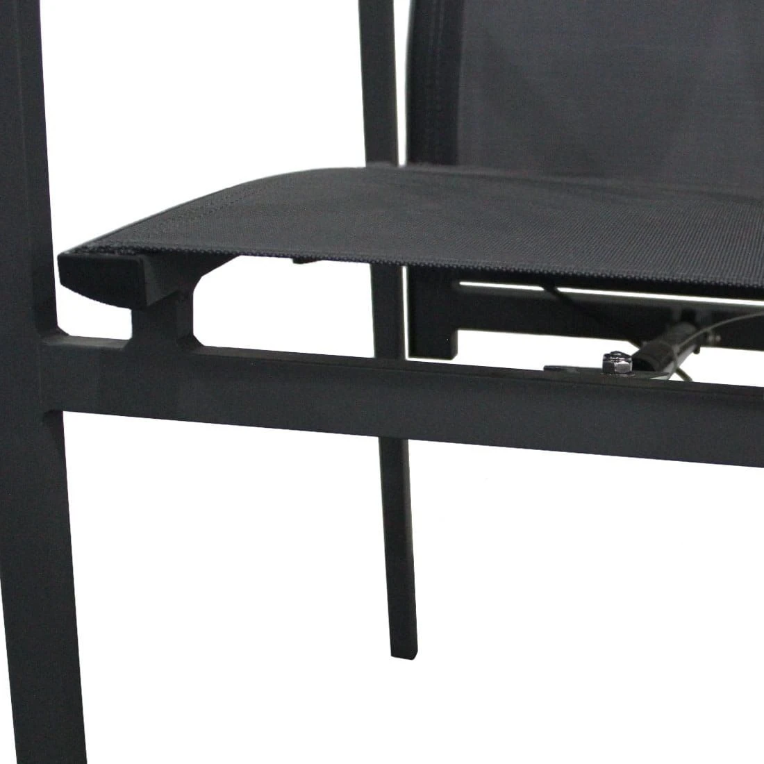 OUTLIV. Santa Monica Gartensessel Aluminium/Textilene Anthrazit 7 OUTLIV. Santa Monica Gartensessel Aluminium/Textilene Anthrazit – Bild 5