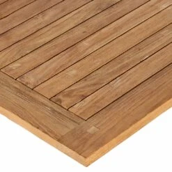 OUTLIV. Gartentisch-Platte 80x80cm Teak Natur -Garten Und Außenbereich outliv tischplatte 80x80cm teak 1428881 3