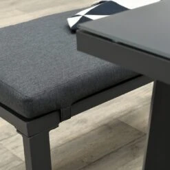 OUTLIV. Wellington Dininglounge 3-tlg. Aluminium/Polster Carbon Black/Reflex Black -Garten Und Außenbereich outliv wellington loungeecke aluminium polster carbon black reflex black 1247403 8