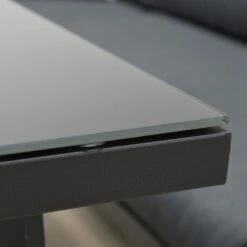 OUTLIV. Wellington Dininglounge 3-tlg. Aluminium/Polster Carbon Black/Reflex Black -Garten Und Außenbereich outliv wellington loungeecke aluminium polster carbon black reflex black 1247403 9