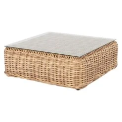 OUTLIV. Yate Ecklounge 4tlg. Geflecht/Olefin Mixed Brown -Garten Und Außenbereich outliv yate loungeecke 4tlg aluminium geflecht 8