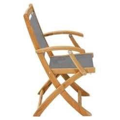 Ploß Manila Klappsessel Akazie/Textilene Natur -Garten Und Außenbereich ploss manila klappsessel akazie natur 1349076 3