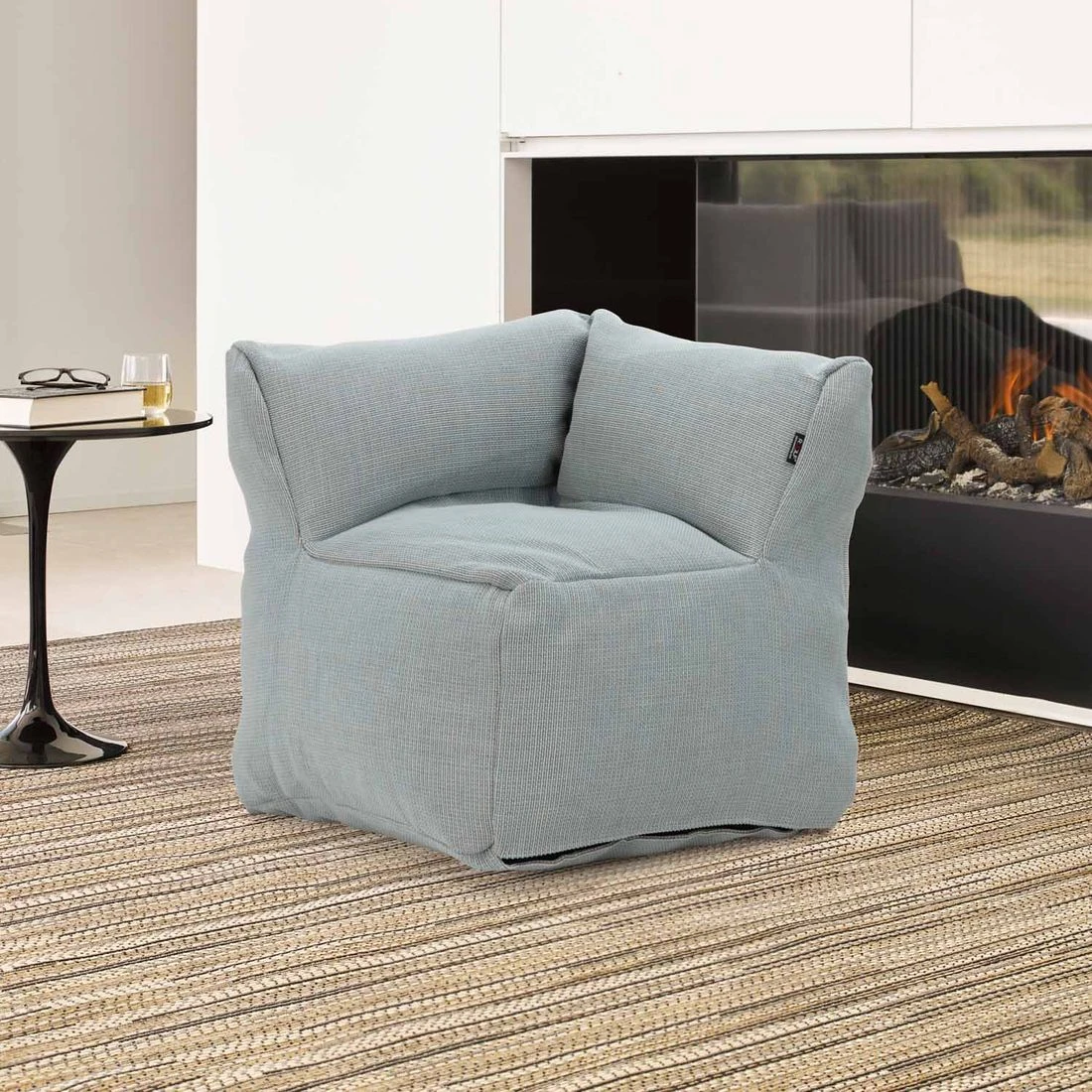 ROOLF Living Dotty Eck-/Endmodul Club Corner Pastellblau 4 ROOLF Living Dotty Eck-/Endmodul Club Corner Pastellblau – Bild 2