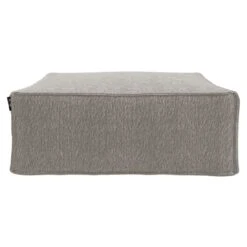 ROOLF Living Silky Loungehocker Polypropylen/Chenille Grau -Garten Und Außenbereich roolf living silky sitzsack square pouf 1467326 3