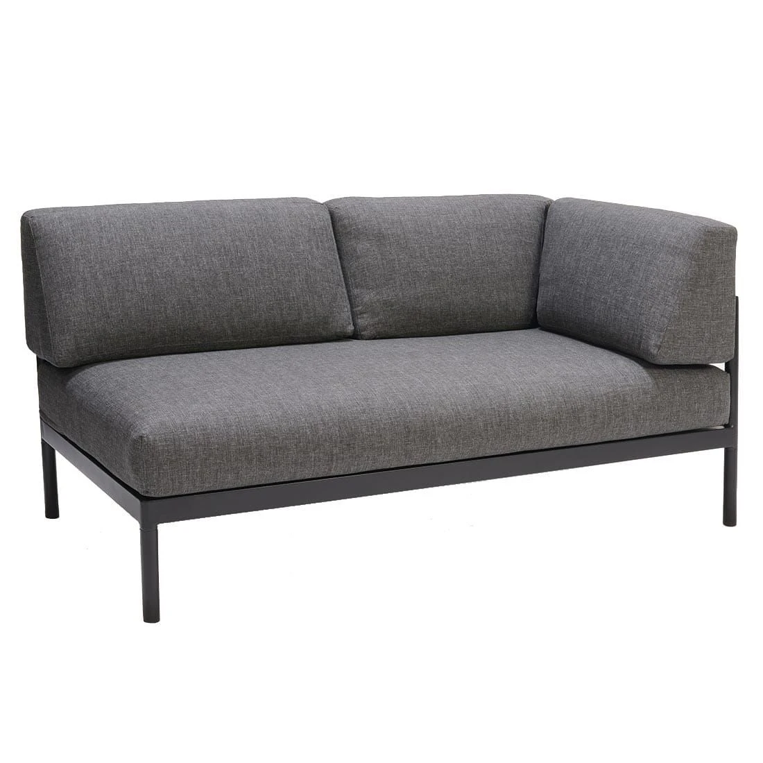 LifestyleGarden Bryde Ecklounge 3-tlg. Aluminium/Teak/Olefin Anthrazit/Natur 6 LifestyleGarden Bryde Ecklounge 3-tlg. Aluminium/Teak/Olefin Anthrazit/Natur – Bild 4