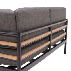 LifestyleGarden Bryde Ecklounge 3-tlg. Aluminium/Teak/Olefin Anthrazit/Natur 25 LifestyleGarden Bryde Ecklounge 3-tlg. Aluminium/Teak/Olefin Anthrazit/Natur -Garten Und Außenbereich scancom bryde loungeset 3 tlg mit tisch 100x50cm 1411325 6