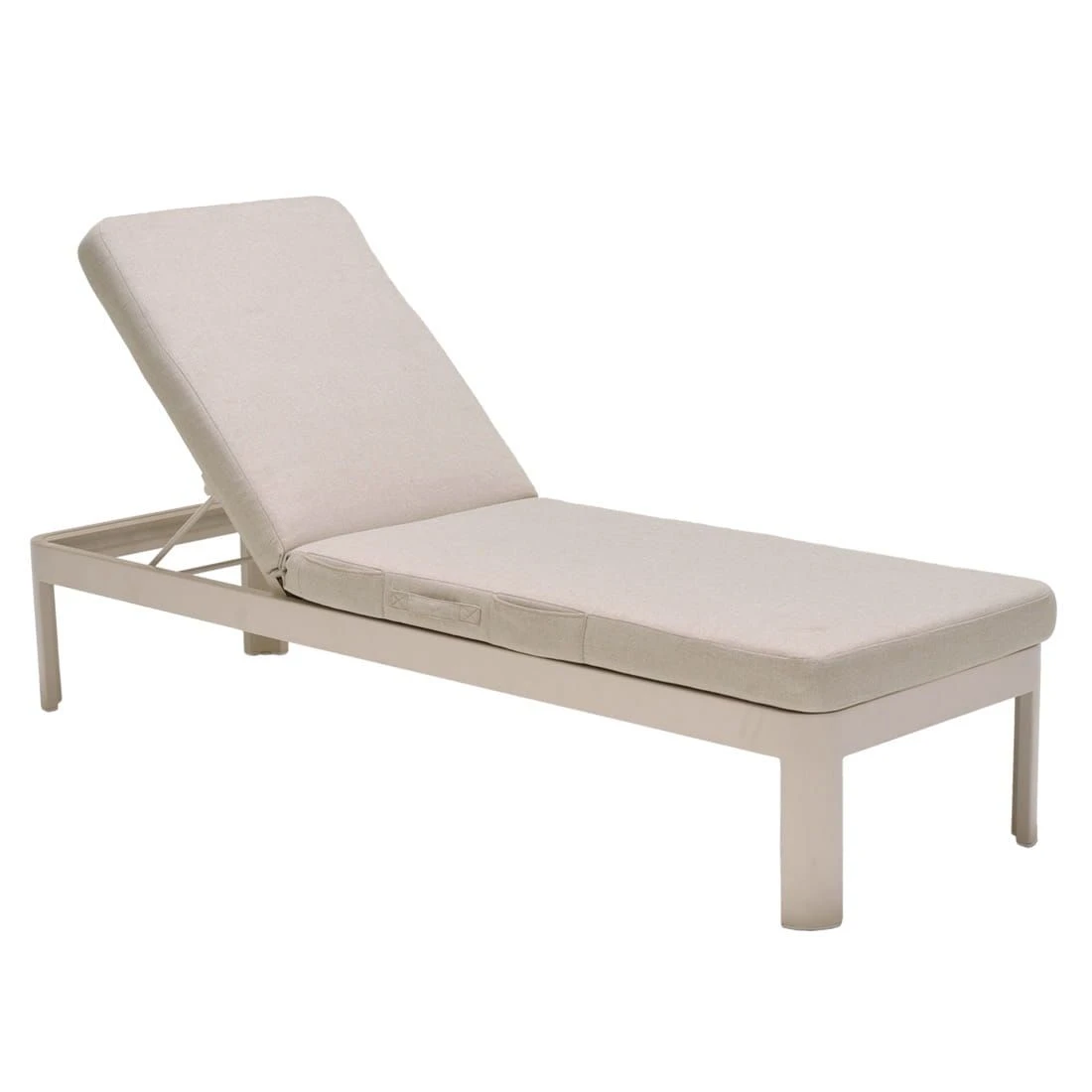 LifestyleGarden Portals Gartenliege Aluminium/Olefin Korallensand-Matt/Pergament 3 LifestyleGarden Portals Gartenliege Aluminium/Olefin Korallensand-Matt/Pergament