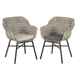 Schöner Wohnen Saba Gartensessel Aluminium/Kunststoff/Polyrattan Schwarz/Grau-Weiß 12 Schöner Wohnen Saba Gartensessel Aluminium/Kunststoff/Polyrattan Schwarz/Grau-Weiß -Garten Und Außenbereich schoener wohnen saba gartensessel aluminium kunststoff polyrattan 1470417 4