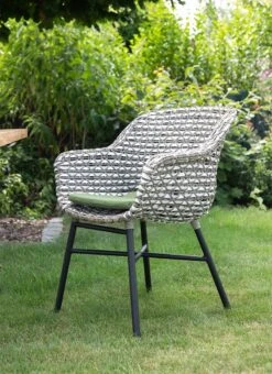 Schöner Wohnen Saba Gartensessel Aluminium/Kunststoff/Polyrattan Schwarz/Grau-Weiß 13 Schöner Wohnen Saba Gartensessel Aluminium/Kunststoff/Polyrattan Schwarz/Grau-Weiß -Garten Und Außenbereich schoener wohnen saba gartensessel aluminium kunststoff polyrattan 1470417 5
